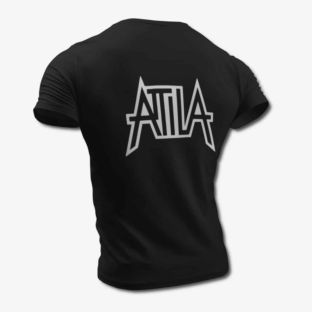 Attila T-Shirt, Attila Band Logo Black Tee Shirt, Power Metal Merchandise