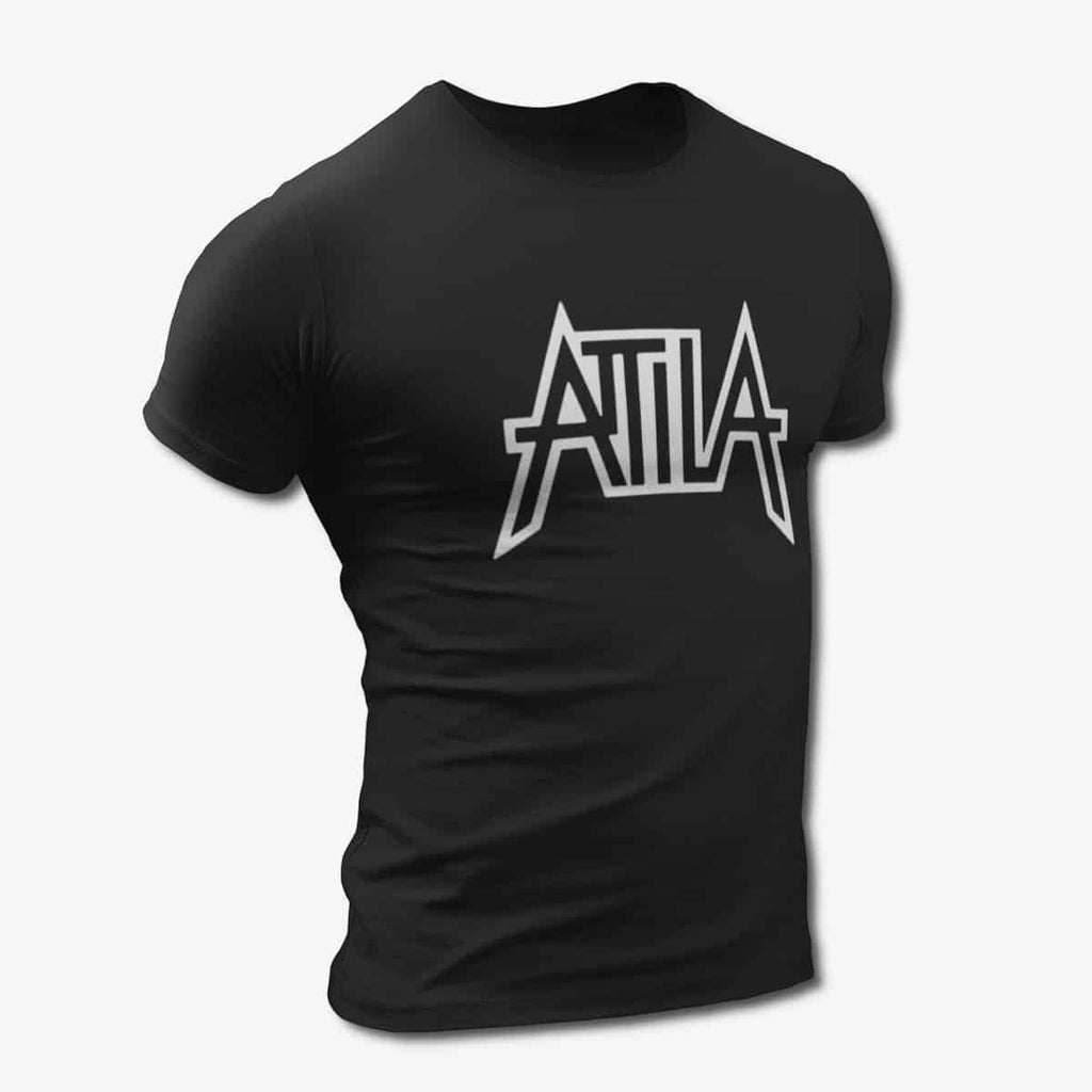 Attila T-Shirt, Attila Band Logo Black Tee Shirt, Power Metal Merchandise