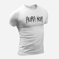 Aura Noir T-Shirt, Aura Noir Logo White T-Shirt, Thrash Metal Merchandise