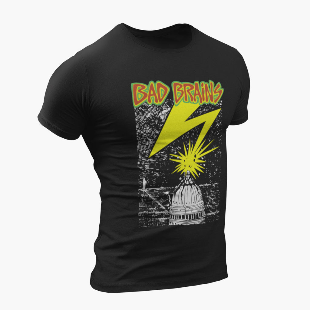 Bad Brains T-Shirt, Bad Brains Band Black T-Shirt, Heavy Metal Merchandise