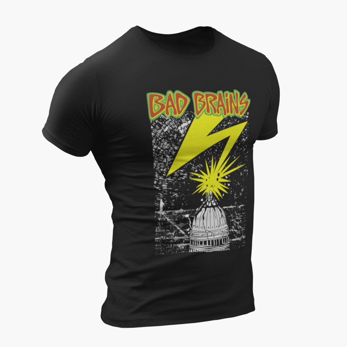Bad Brains T-Shirt, Bad Brains Band Black T-Shirt, Heavy Metal Merchandise