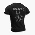 Bathory Band T-Shirt, Bathory Cover Black Tee Shirt, Viking Metal Merchandise