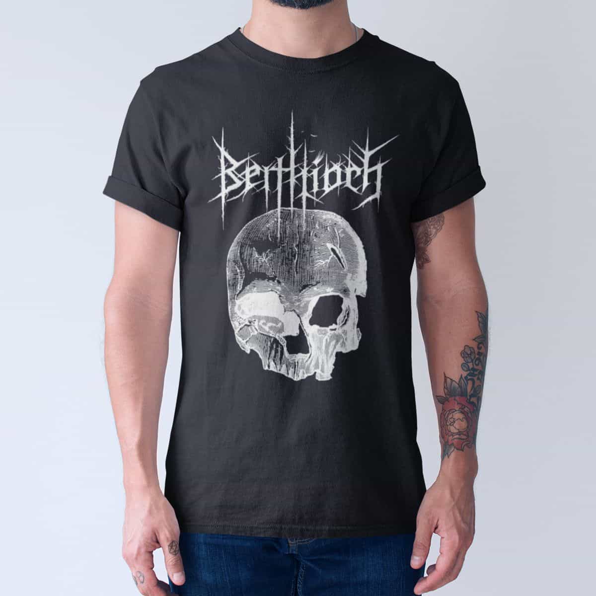 Beithioch Ghosts of a World Long Forgotten Cover T-Shirt, Black Metal Merch