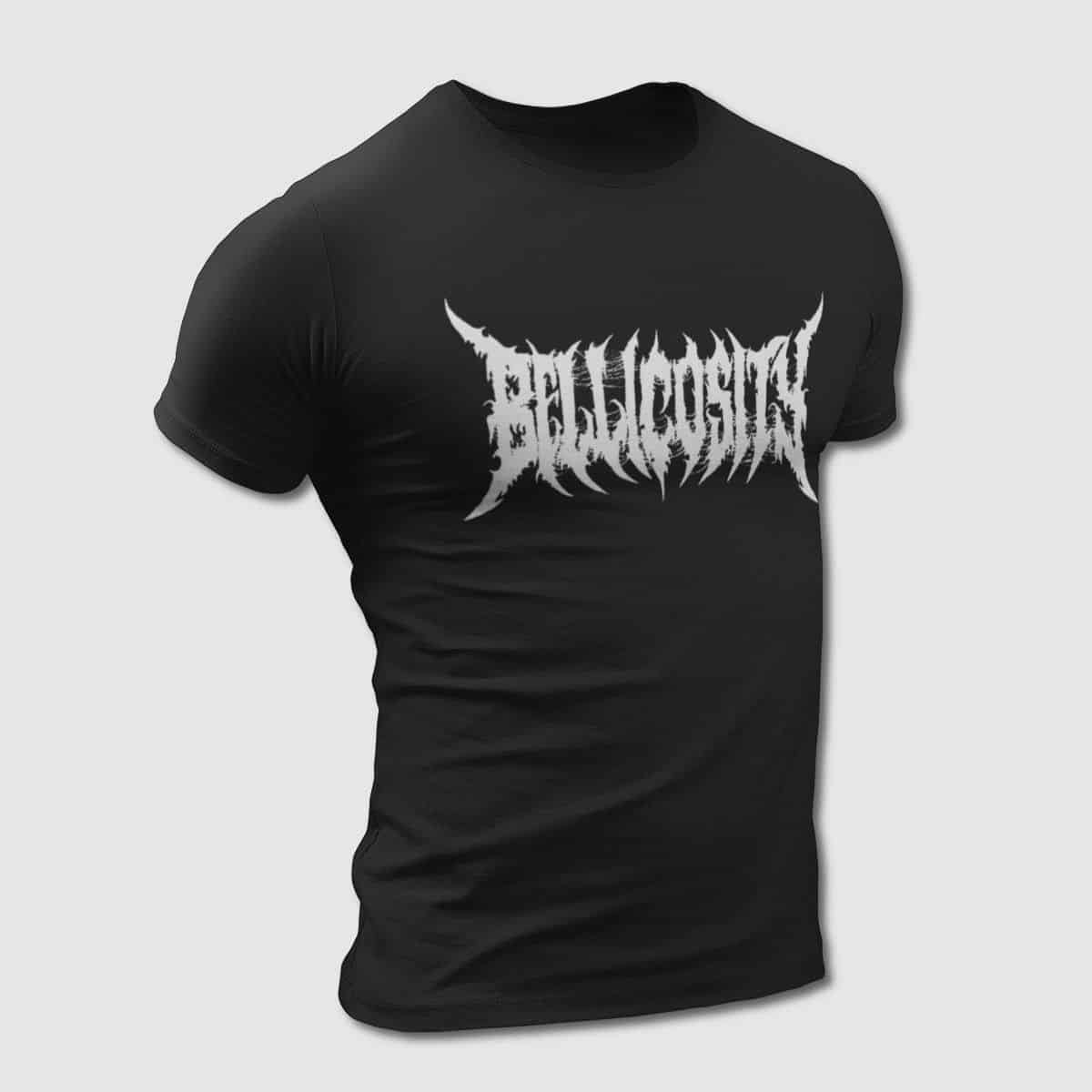 Bellicosity Logo T-Shirt, Death Metal Merch