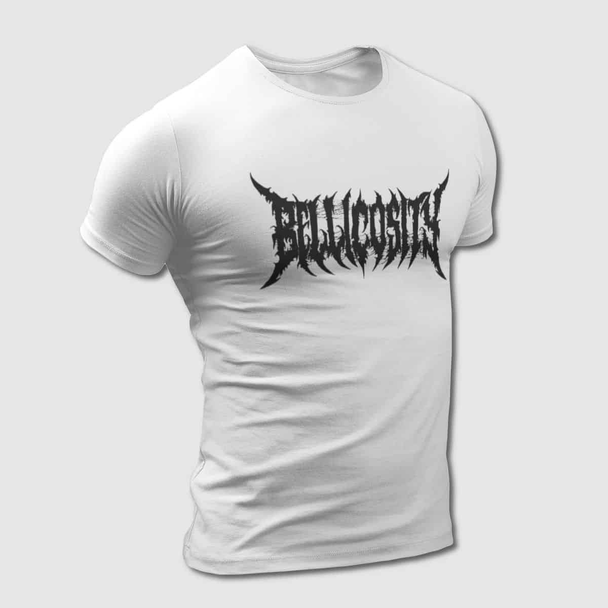 Bellicosity Logo T-Shirt, Death Metal Merch