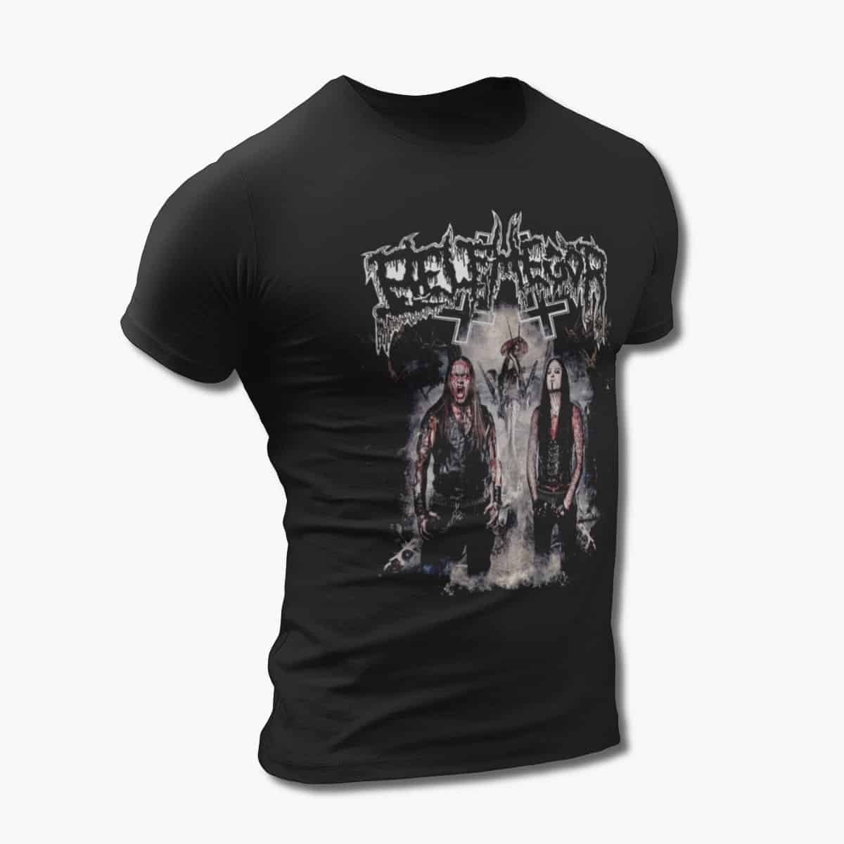 Belphegor Band T-Shirt, Belphegor Artwork Black Tee Shirt, Black Metal Merchandise