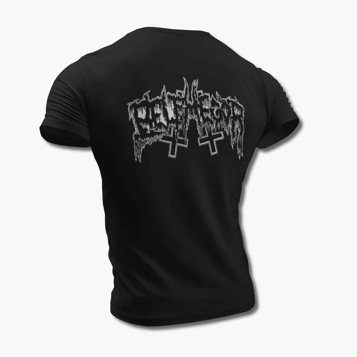 Belphegor Band T-Shirt, Belphegor Logo Black Tee Shirt, Black Metal Merchandise