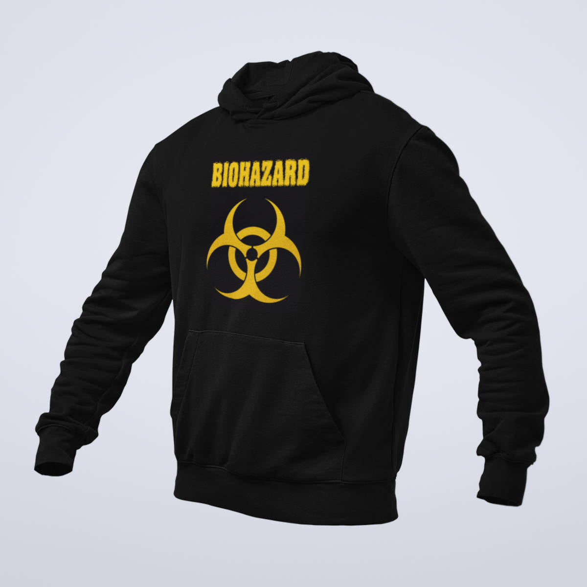 Biohazard Hoodie, Biohazard Band Logo Black Hoodie, Thrash Metal Merchandise