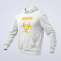 Biohazard Hoodie, Biohazard Band Logo White Hoodie, Thrash Metal Merchandise