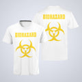 Biohazard T-Shirt, Biohazard Band Logo White T-Shirt, Thrash Metal Merchandise