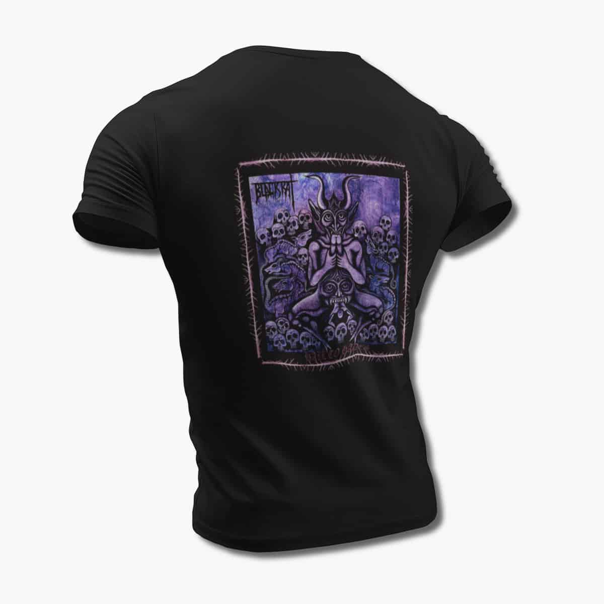 Blackrat Band T-Shirt, Blackrat Hail to Hades Black Tee Shirt, Thrash Metal Merchandise