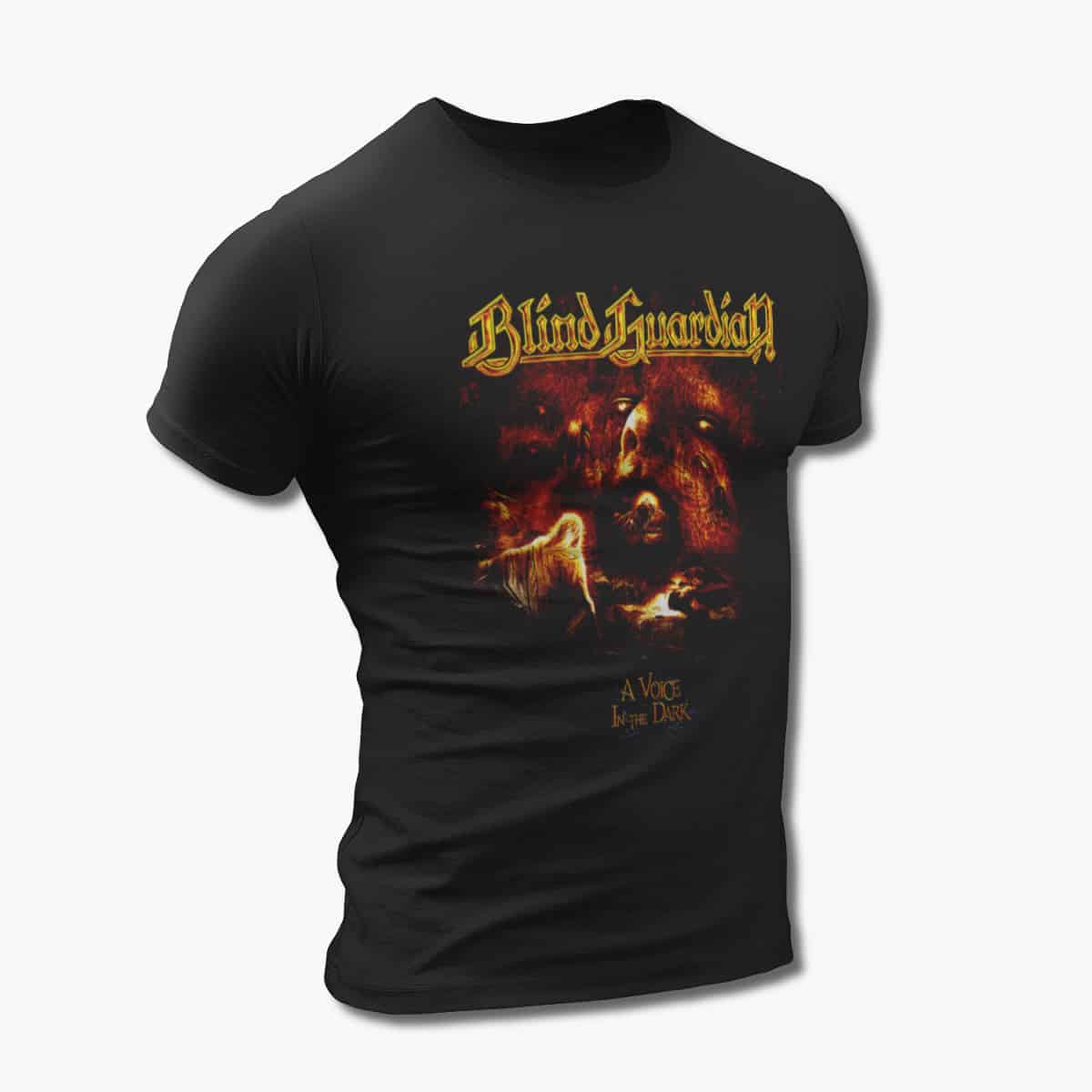 Blind Guardian T-Shirt, Blind Guardian A Voice In The Dark Black Tee Shirt, Power Metal Merchandise