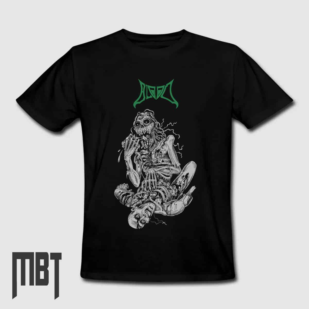 Blood Band T-Shirt, Blood No Regret Tee-Shirt, Metal Merch