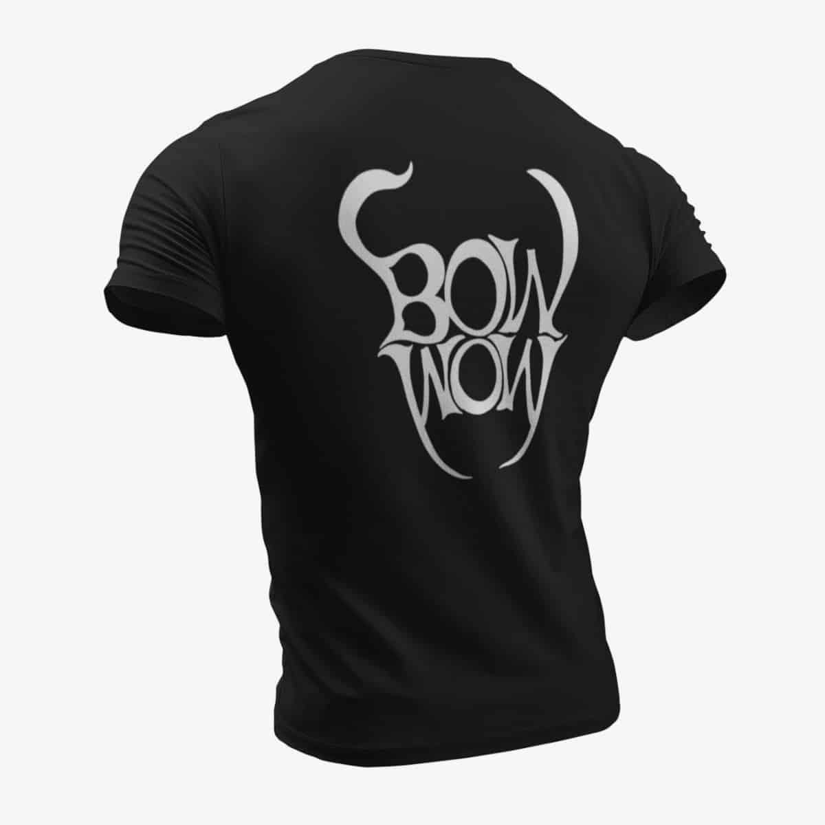 Bow Wow T-Shirt, Bow Wow Logo Black T-Shirt, Heavy Metal Merchandise
