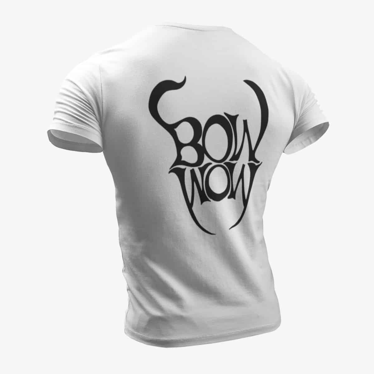 Bow Wow T-Shirt, Bow Wow Logo White T-Shirt, Heavy Metal Merchandise