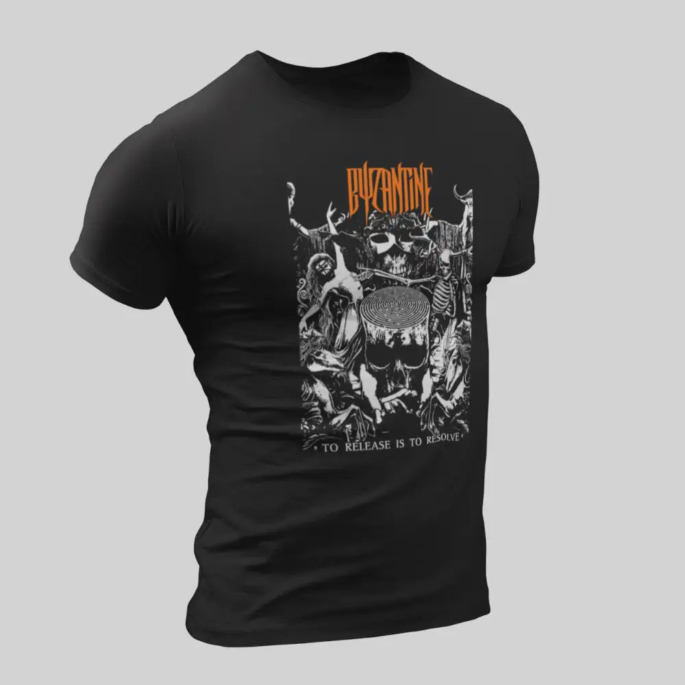 Byzantine T-Shirt, Byzantine To Release Is to Resolve Black T-Shirt