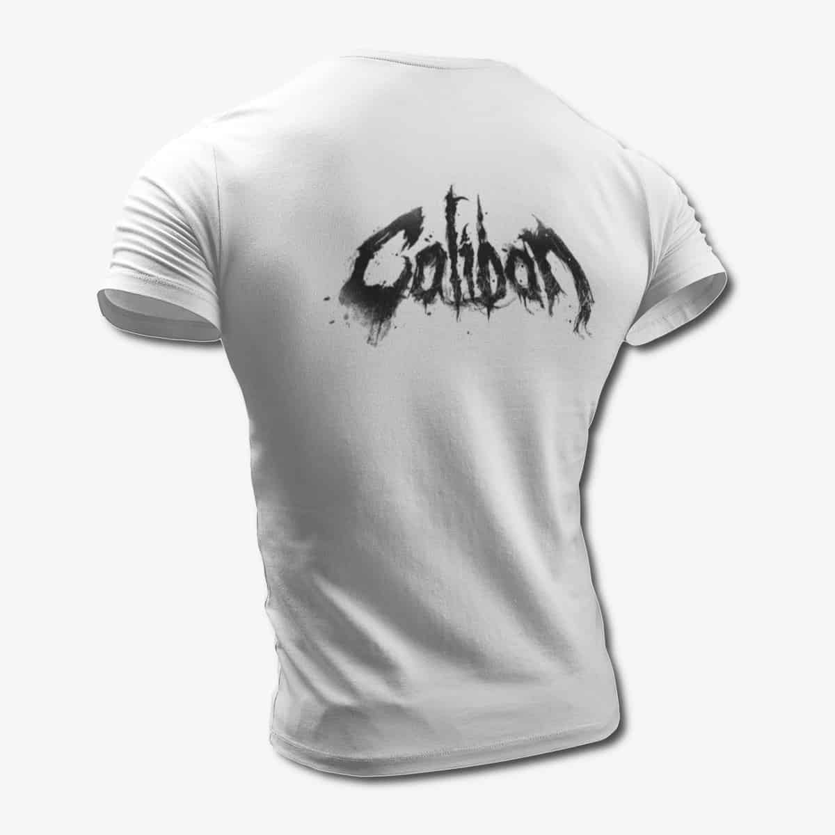 Caliban T-Shirt, Caliban Band Logo White Tee Shirt, Metalcore Merchandise