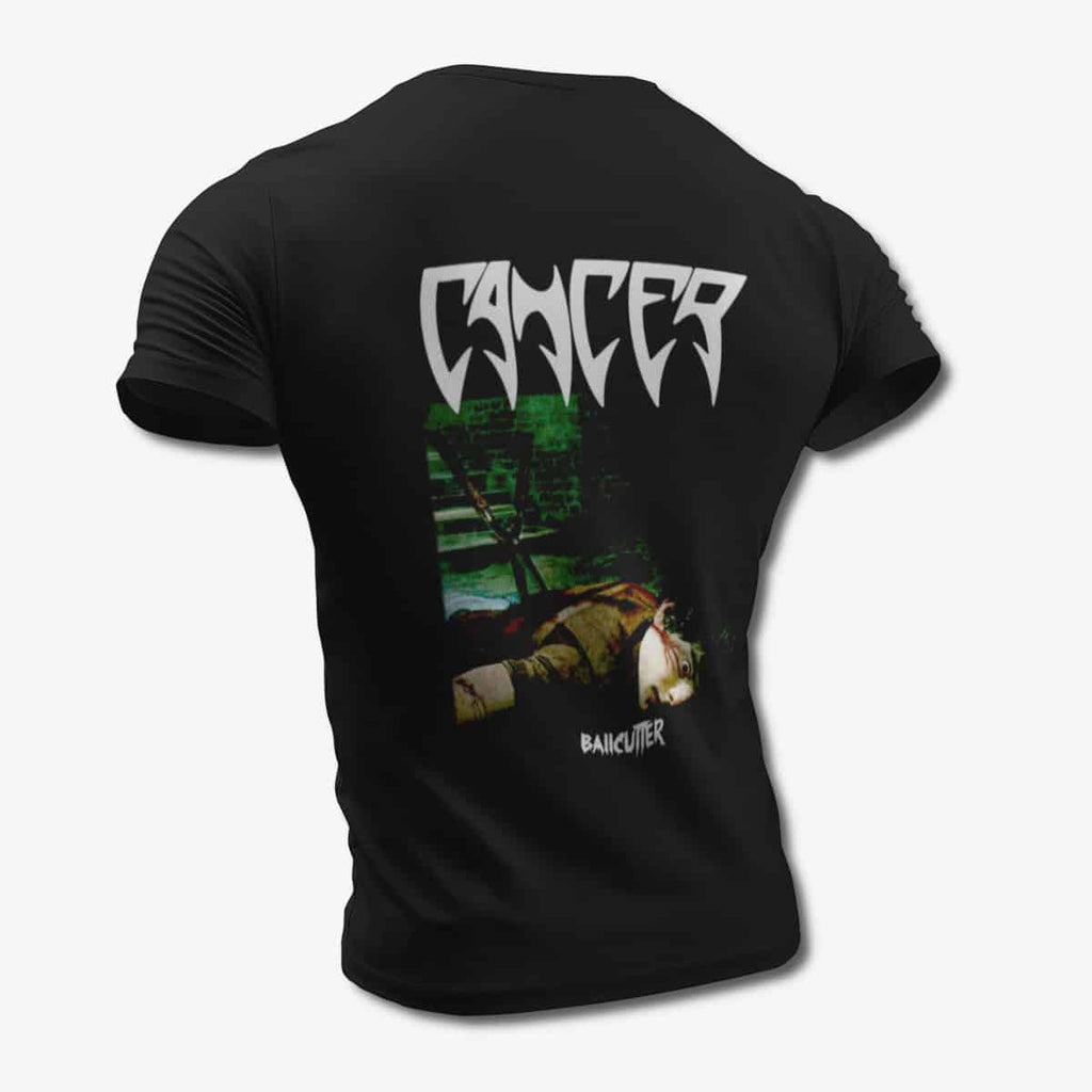 Cancer T-Shirt, Cancer Ballcutter Black Tee Shirt, Death Metal Merchandise