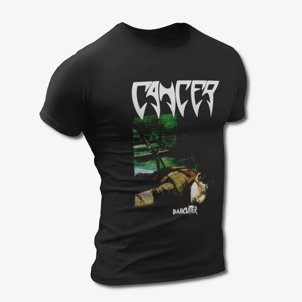 Cancer T-Shirt, Cancer Ballcutter Black Tee Shirt, Death Metal Merchandise