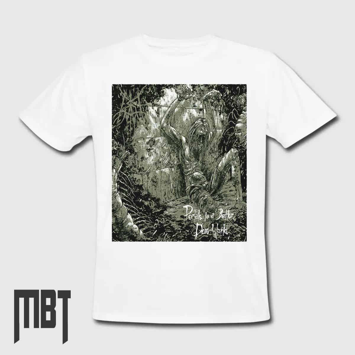 Cara Neir T-Shirt, Cara Neir Dead World Tee-Shirt, Metal Merch
