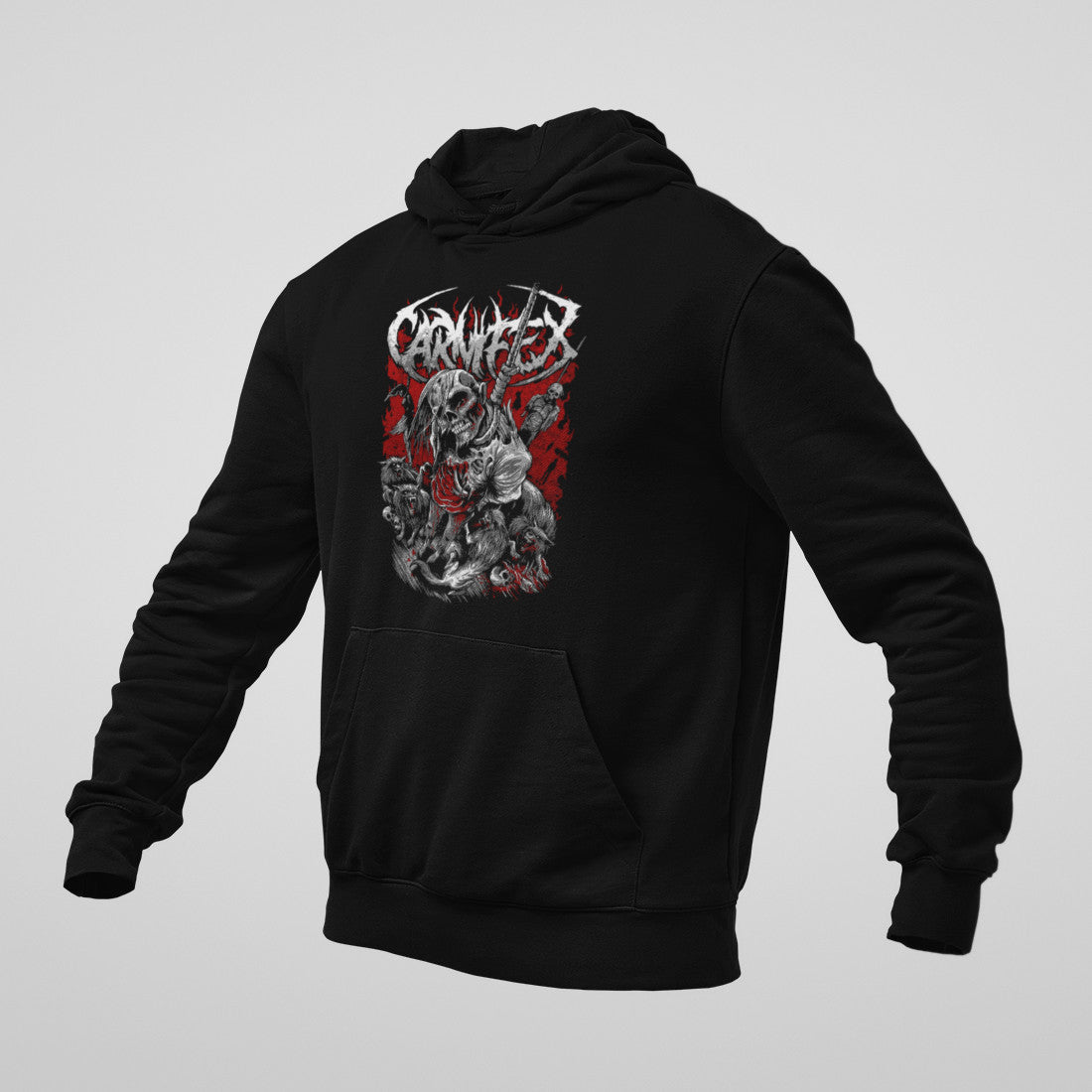 Carnifex Hoodie, Carnifex Artwork Black Sweatshirt