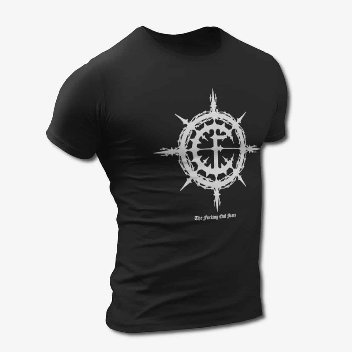 Carpathian Forest T-Shirt, Carpathian Forest The Fucking Evil Years Black Tee Shirt, Black Metal Merchandise