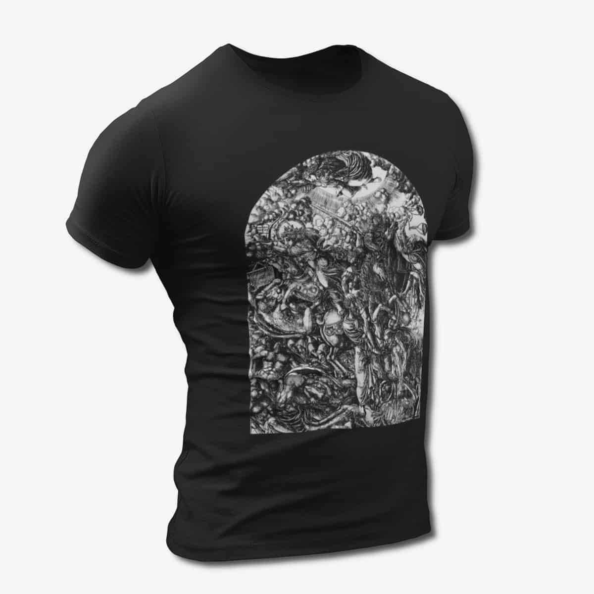 Cavaliers Artwork T-Shirt, Cavaliers Artwork Black T-Shirt