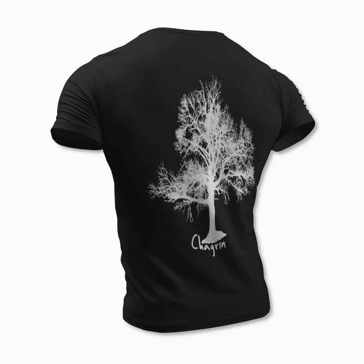 Chagrin Band Black T-Shirt, Black Metal Merchandise