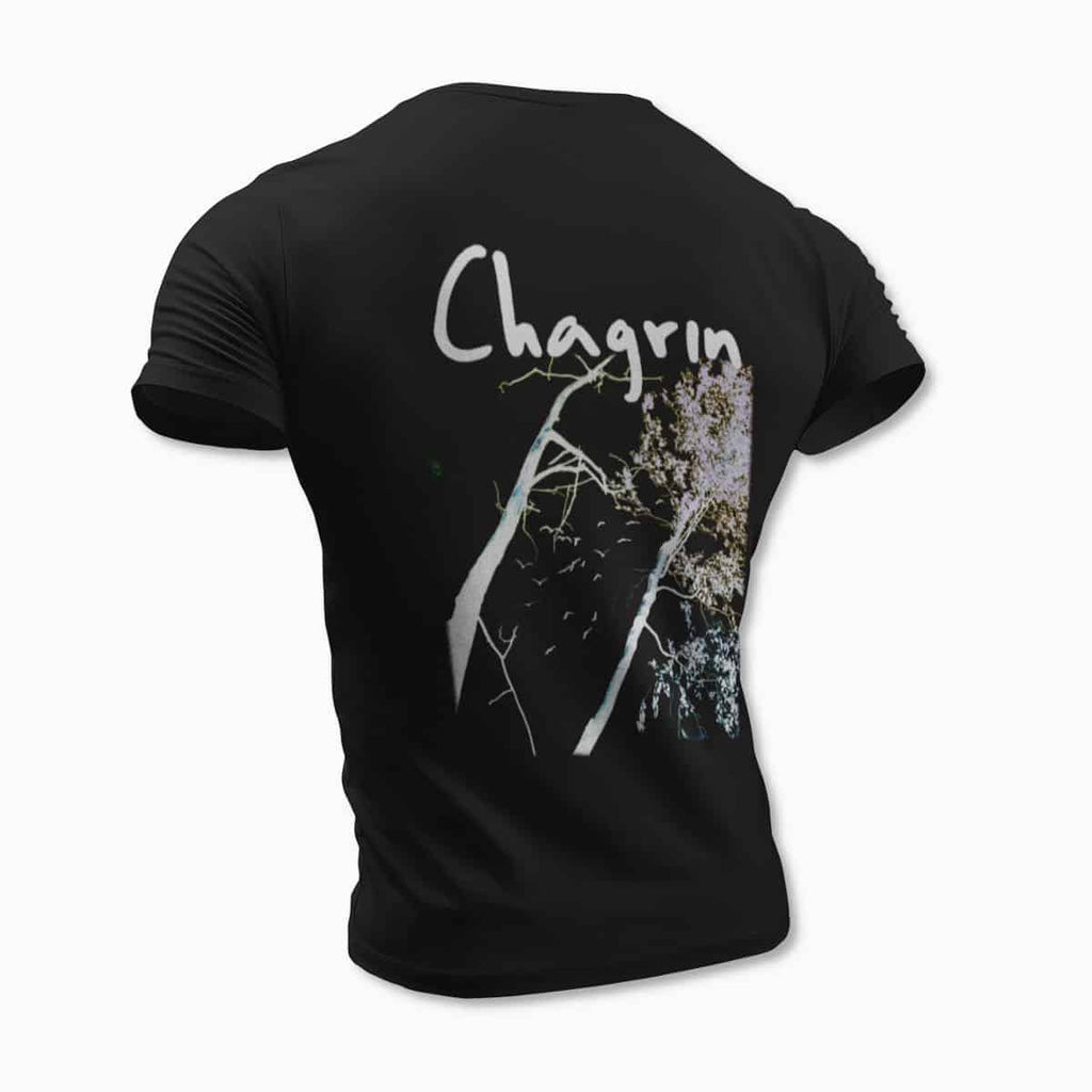 Chagrin Cold Emptiness Black T-Shirt, Black Metal Merchandise