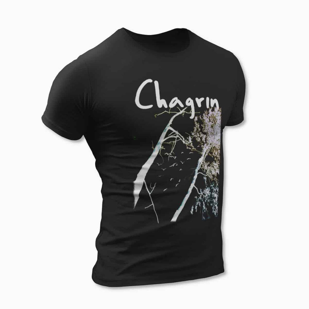 Chagrin Cold Emptiness Black T-Shirt, Black Metal Merchandise