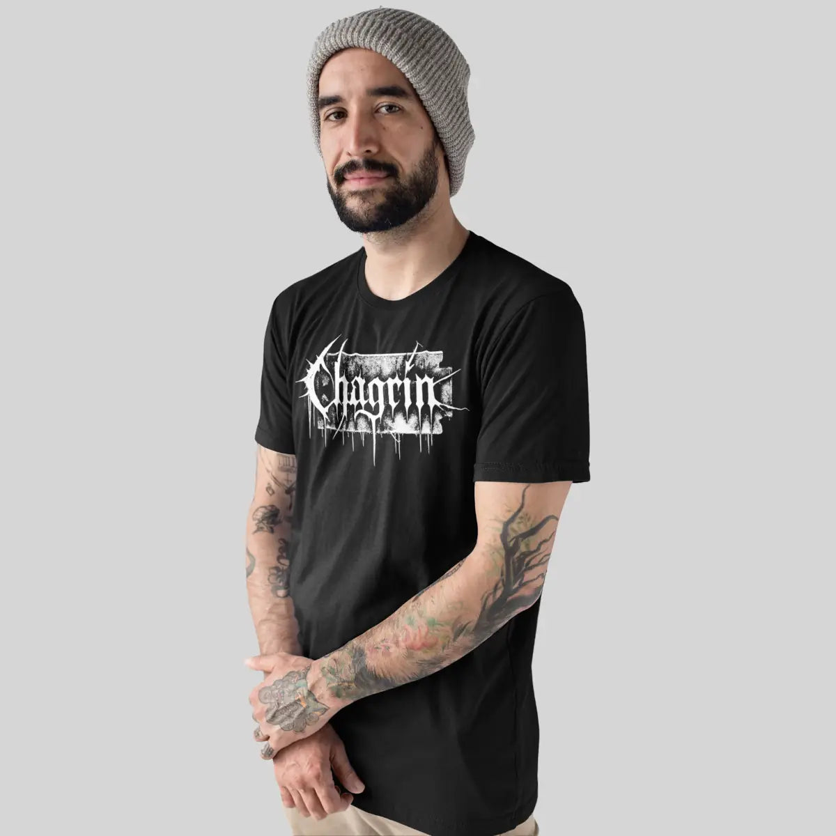 Chagrin Logo Black T-Shirt