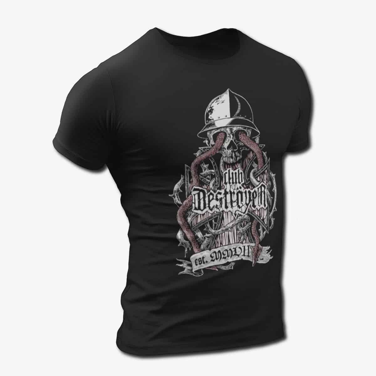 Club Deströyer T-Shirt, Club Deströyer Artwork Tee, Sweden