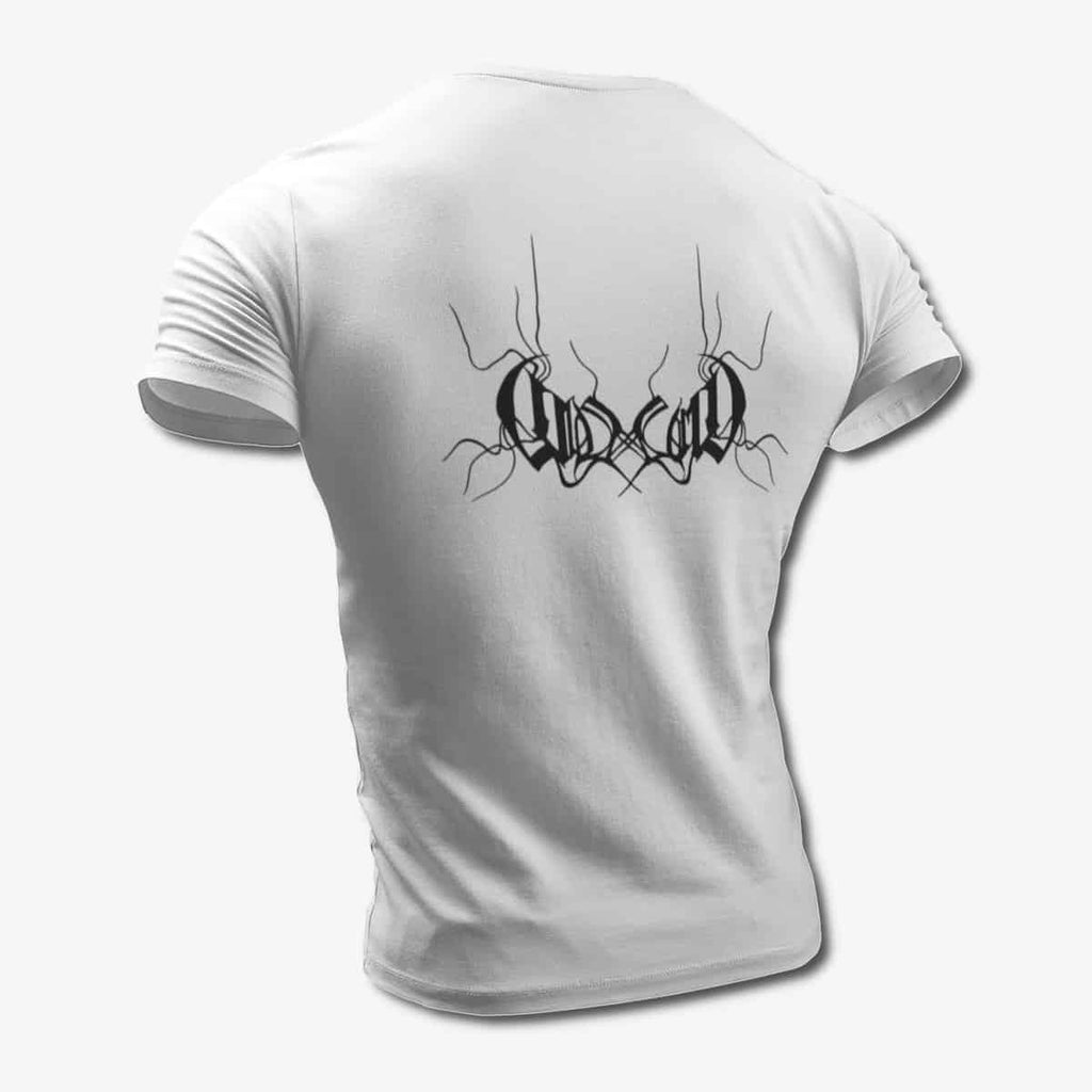 Coldworld T-Shirt, Coldworld Band Logo White Tee Shirt, Depressive Black Metal Merchandise