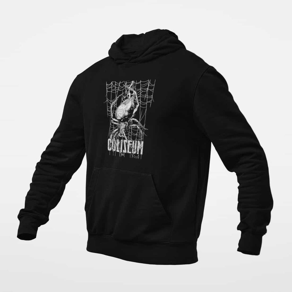 Coliseum Hoodie, Coliseum True Quiet Last Wave Black Hoodie, Post Hardcore Merchandise