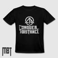 Conquer The Distance T-Shirt, Conquer The Distance Logo Tee Shirt, Hard Rock Merch
