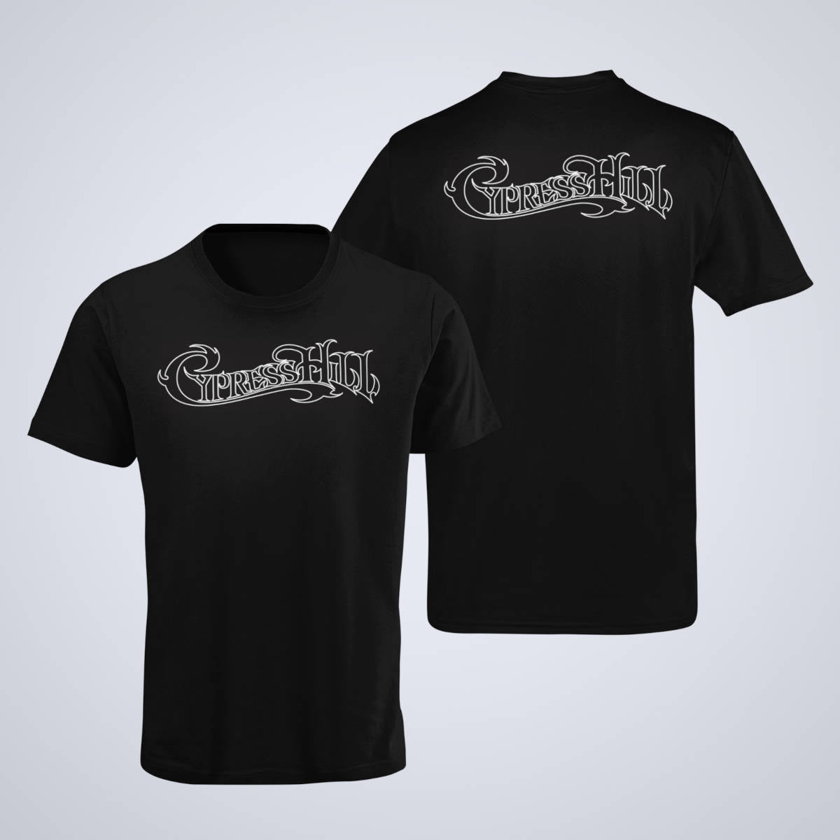Cypress Hill T-Shirt, Cypress Hill Band Logo Black T-Shirt, Nu Metal Merchandise
