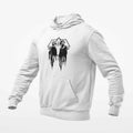 Daft Punk Hoodie, Daft Punk Artwork White Hoodie, Electronic Rock Merchandise