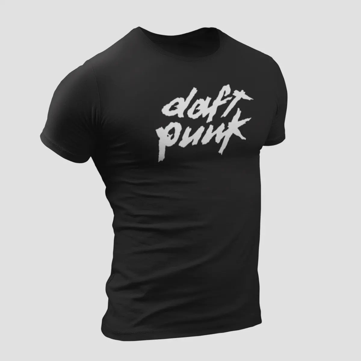 Daft Punk T-Shirt, Daft Punk Logo Black T-Shirt