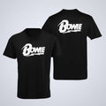 David Bowie T-Shirt, David Bowie Logo Black T-Shirt, Electronic Rock Merchandise