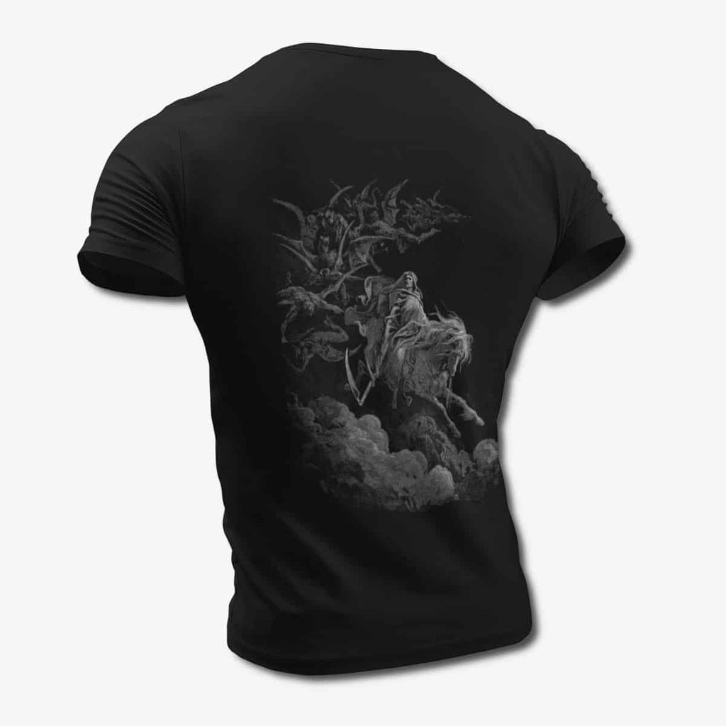 Death on the Pale Horse T-Shirt, Death on the Pale Horse Artwork Black T-Shirt