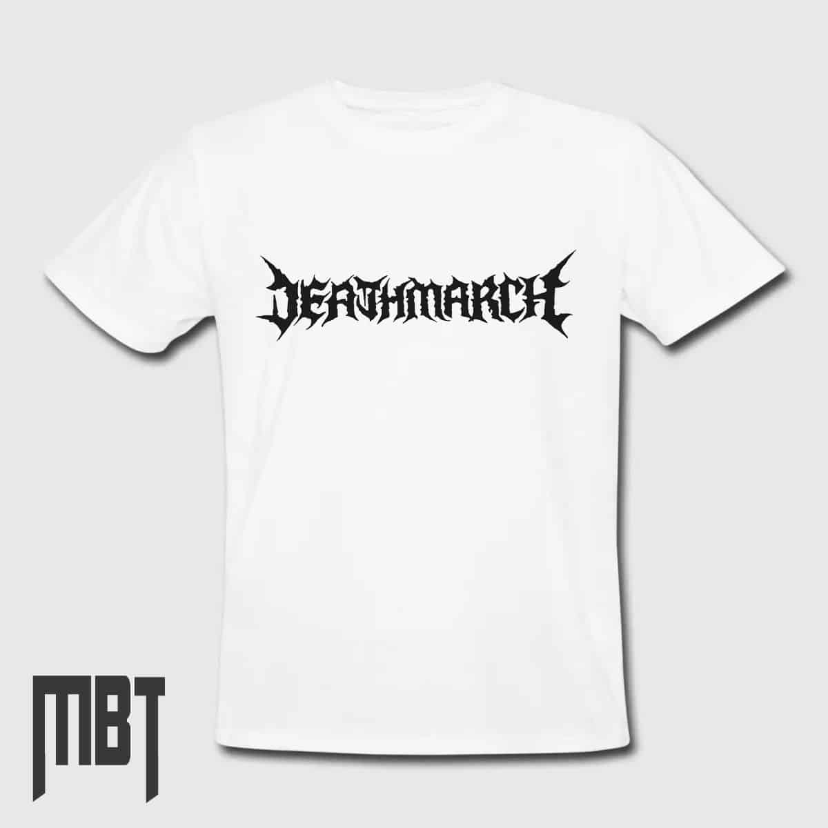 Deathmarch Band T-Shirt, Deathmarch Logo Tee-Shirt, Death Metal Merch