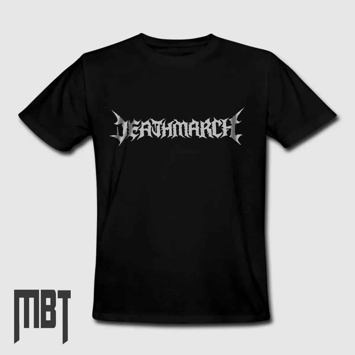 Deathmarch Band T-Shirt, Deathmarch Logo Tee-Shirt, Death Metal Merch