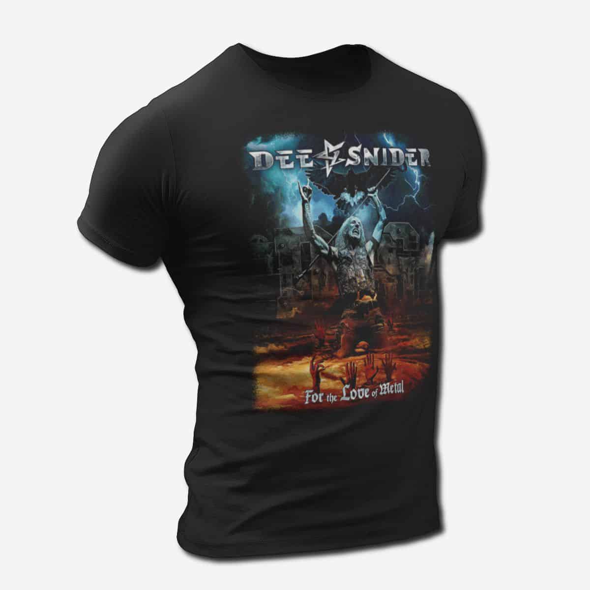 Dee Snider T-Shirt, Dee Snider For The Love Of Metal Tee, Heavy Metal Merch