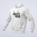 Depeche Mode Hoodie, Depeche Mode Band Logo White Hoodie, Alternative Rock Merchandise