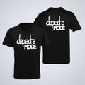 Depeche Mode T-Shirt, Depeche Mode Band Logo Black T-Shirt, Alternative Rock Merchandise