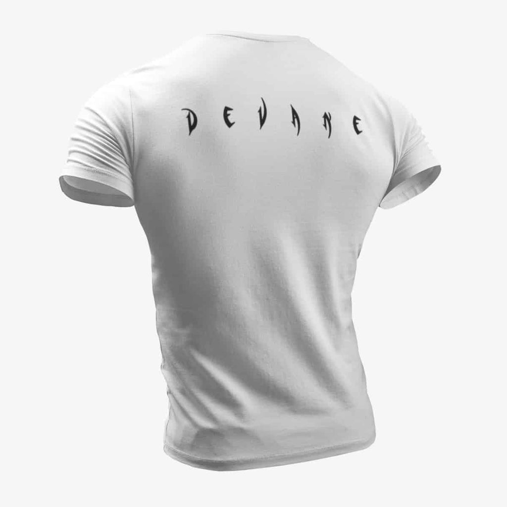 Devane T-Shirt, Devane Logo White T-Shirt, Hard Rock Merchandise