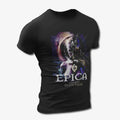 Epica T-Shirt, Epica Universal Death Squad Black Tee Shirt, Symphonic Metal Merchandise