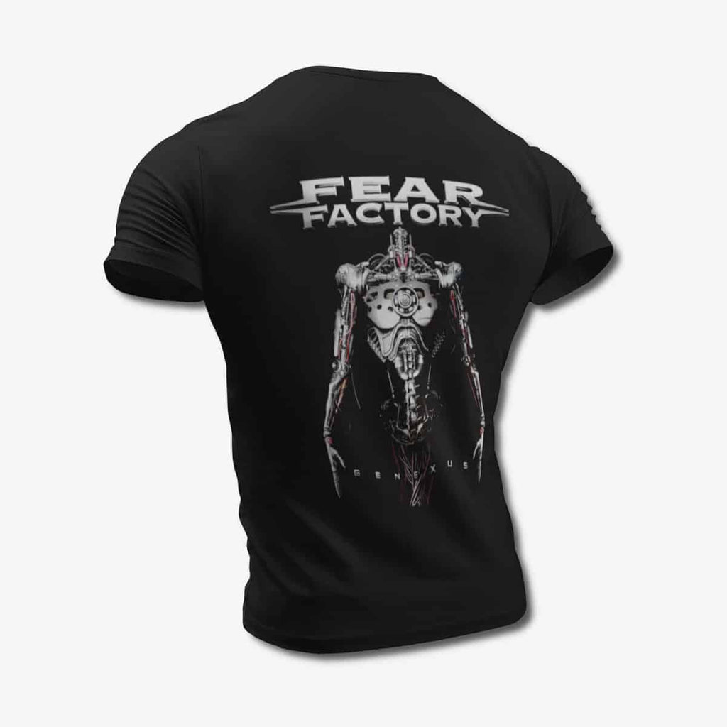Fear Factory T-Shirt, Fear Factory Genexus Black Tee Shirt, Death Metal Merchandise