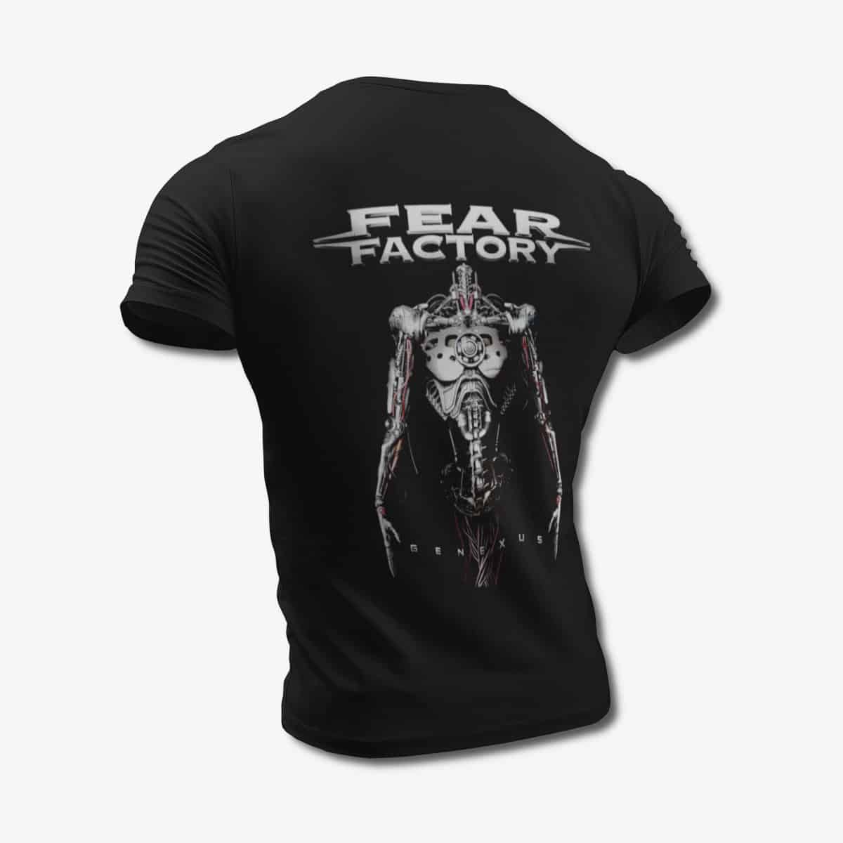 Fear Factory T-Shirt, Fear Factory Genexus Black Tee Shirt, Death Metal Merchandise