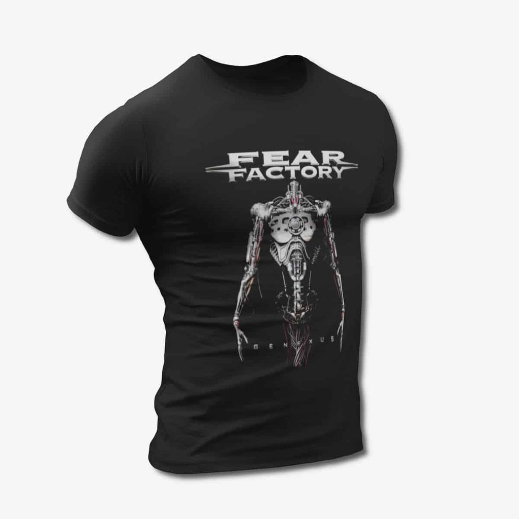Fear Factory T-Shirt, Fear Factory Genexus Black Tee Shirt, Death Metal Merchandise